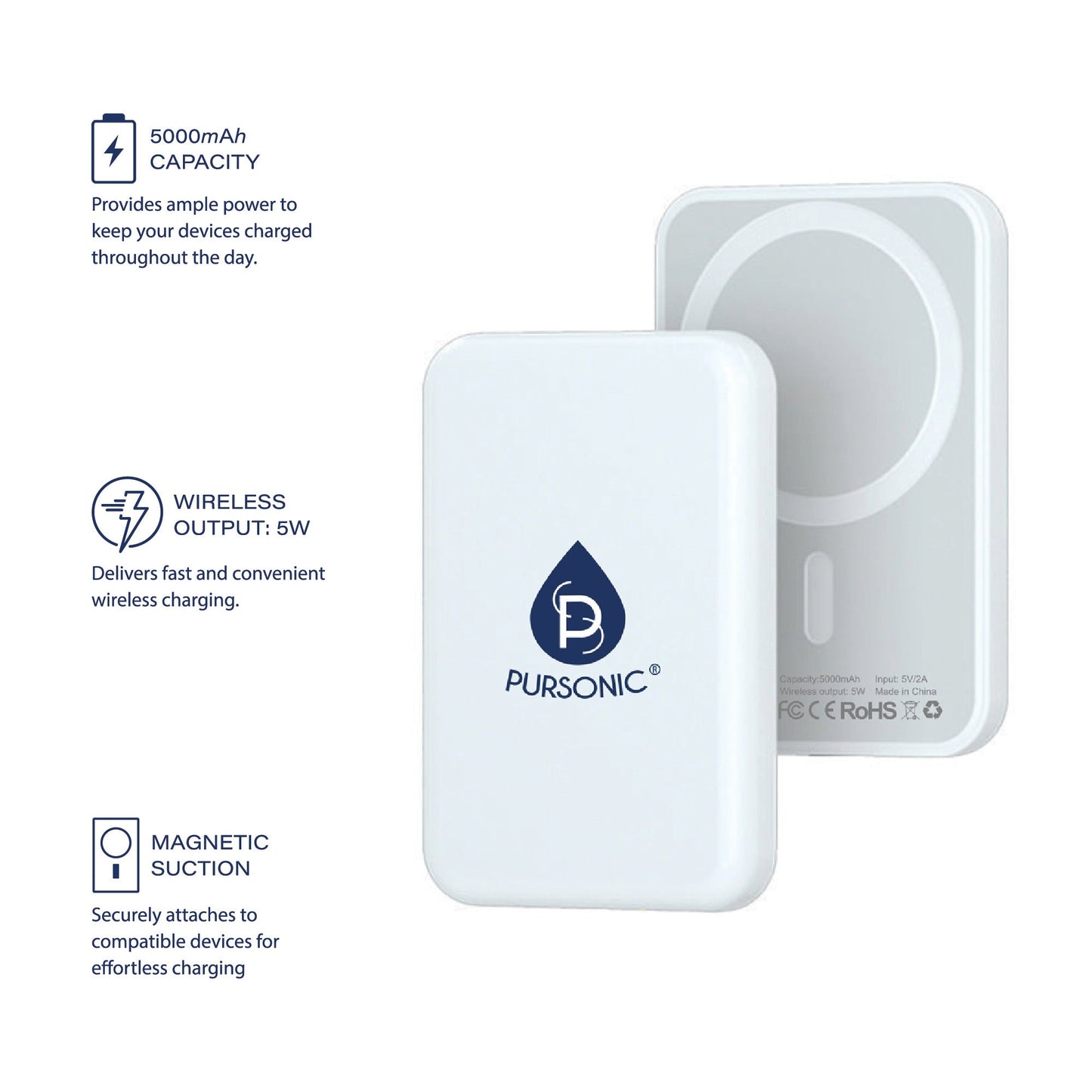 Magnetic Wireless Power Bank