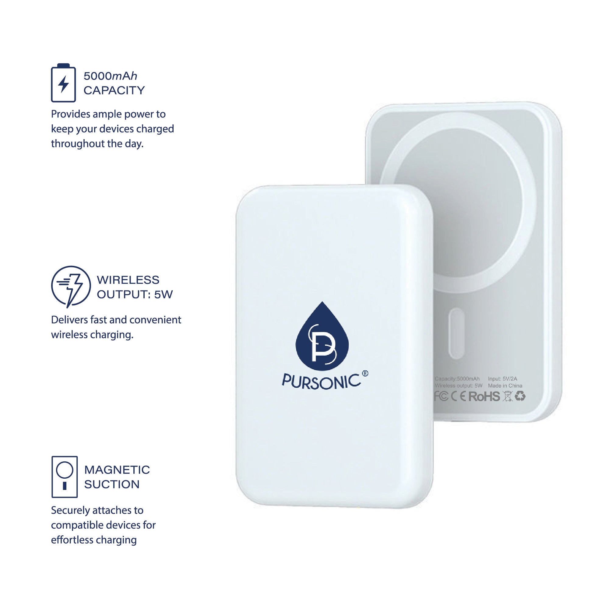 Magnetic Wireless Power Bank
